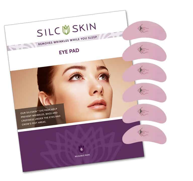 Silcskin Eye Pads, Silicone Eye Wrinkle Patches for Puffy Eyes, dark